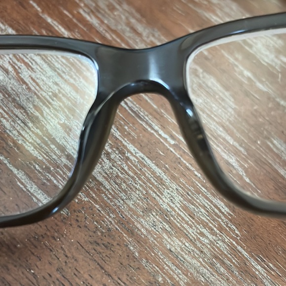 Prada VPR 16M OAQ-101 Wood eyeglasses with black logo case. - Picture 15 of 16